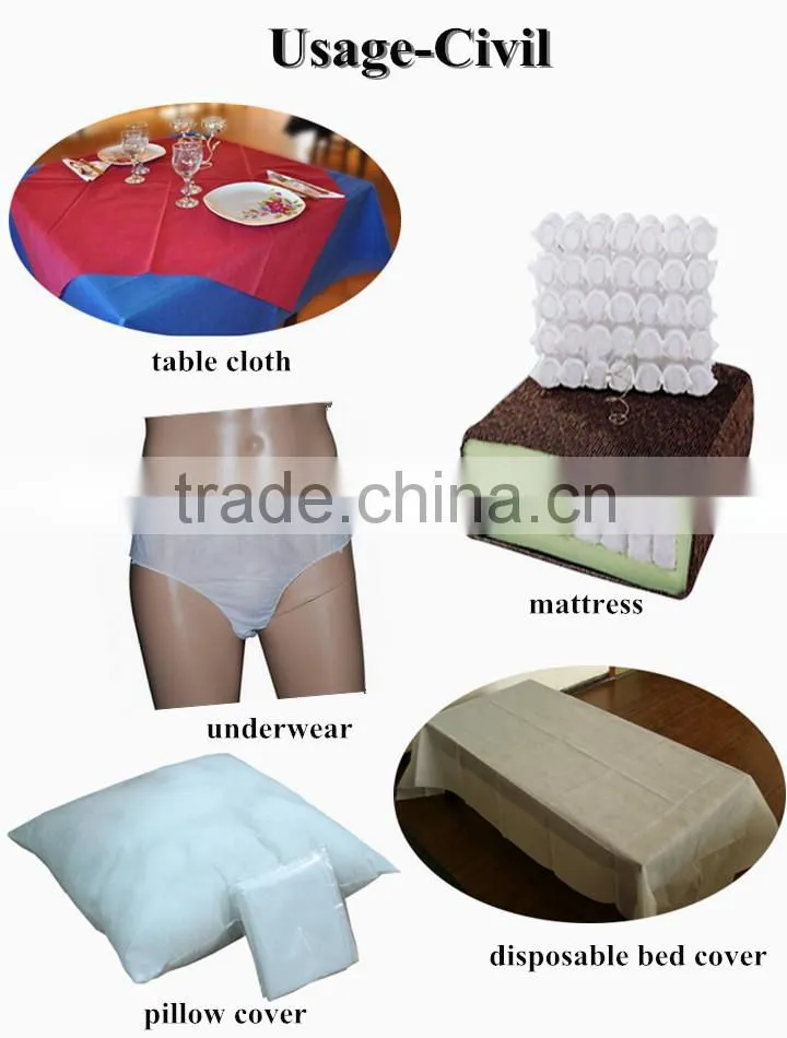 (cross pattern) recycled pp spun-bond non-woven fabric pp cambrelle