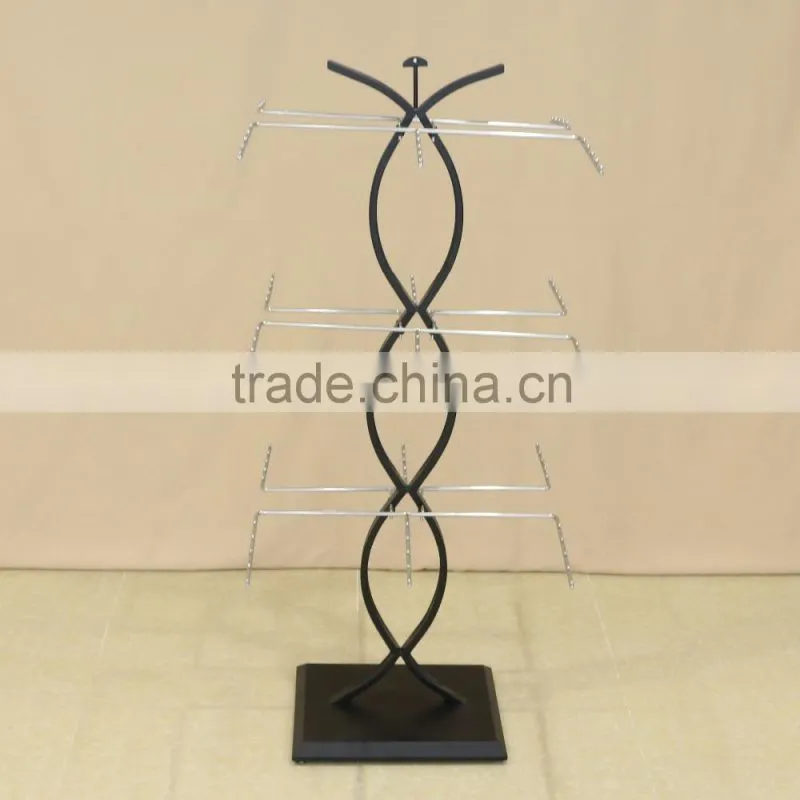 QD-F192 Metal wire hanging display rack for lingerie