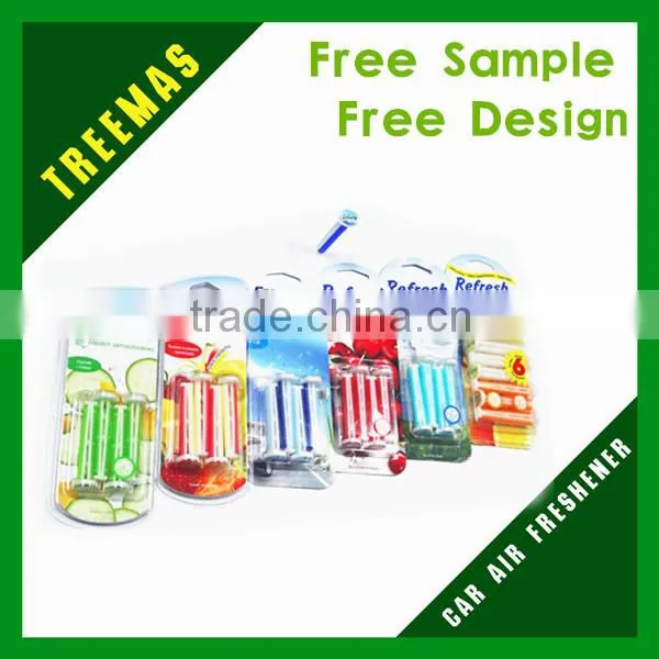 2014 hot sell car plastic air freshener