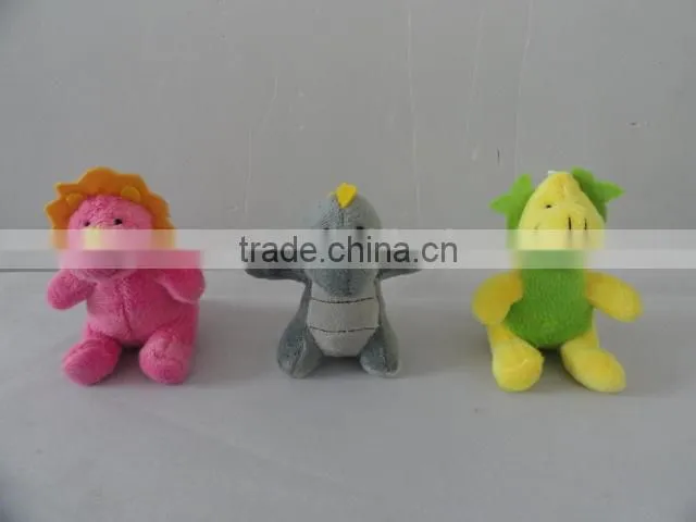 Colorful Mini Stuffed Plush Dinosaur Collection, Plush Dinosaur Keychain