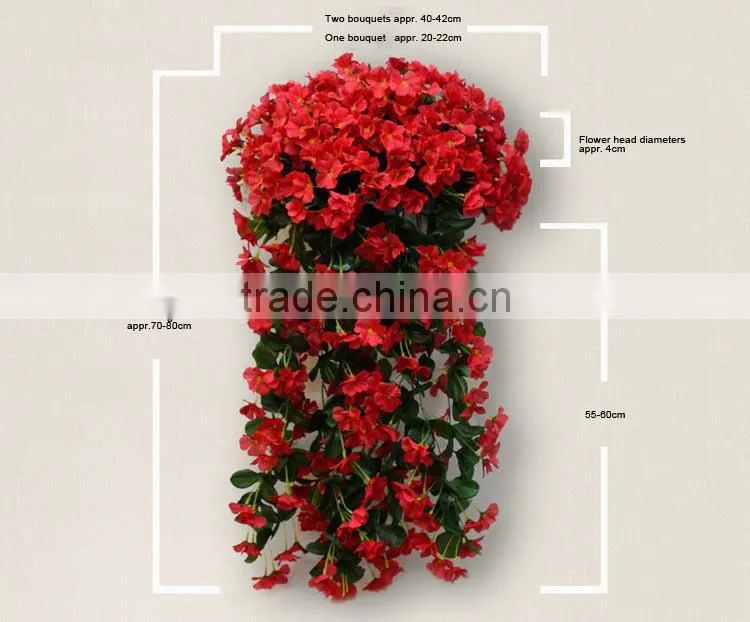 Wholesale purple silk violet flower for wedding