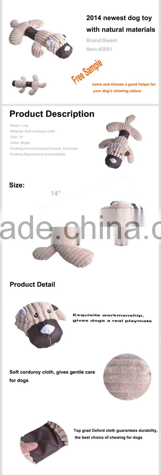 Plush Dog Toy Stuffed Animal