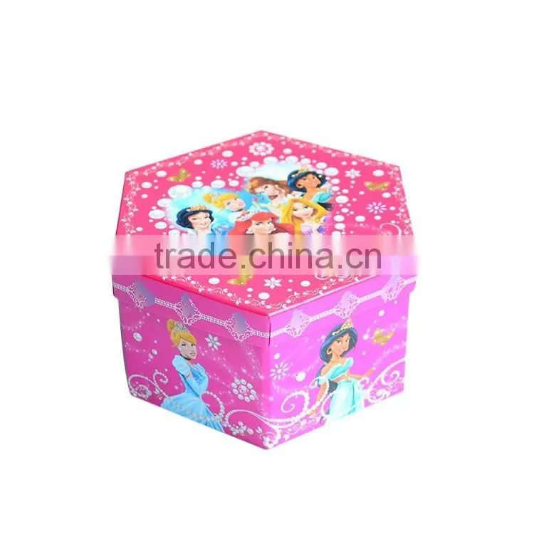 52PCS high quality wholesale art set stationery set with hexangular shape