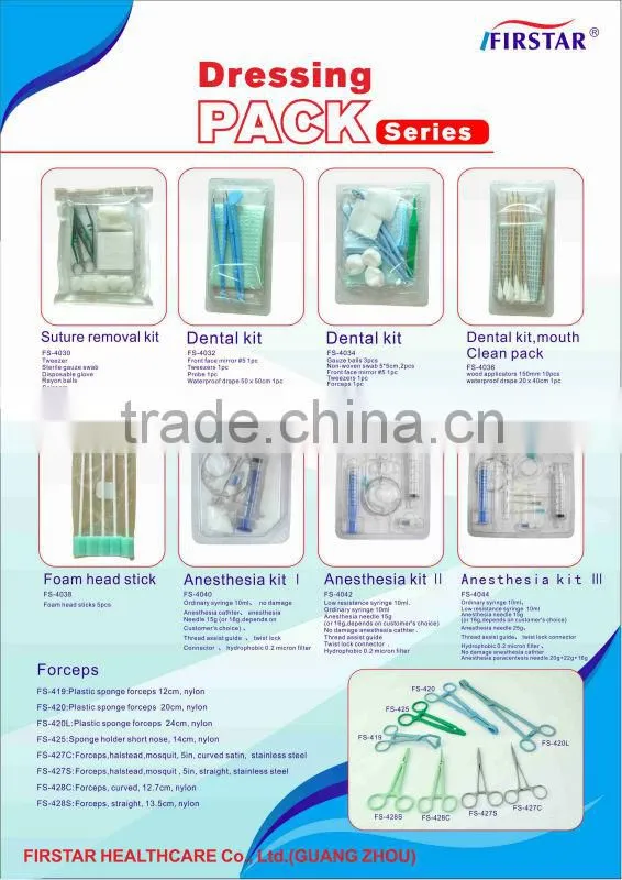 sterile dressing kit