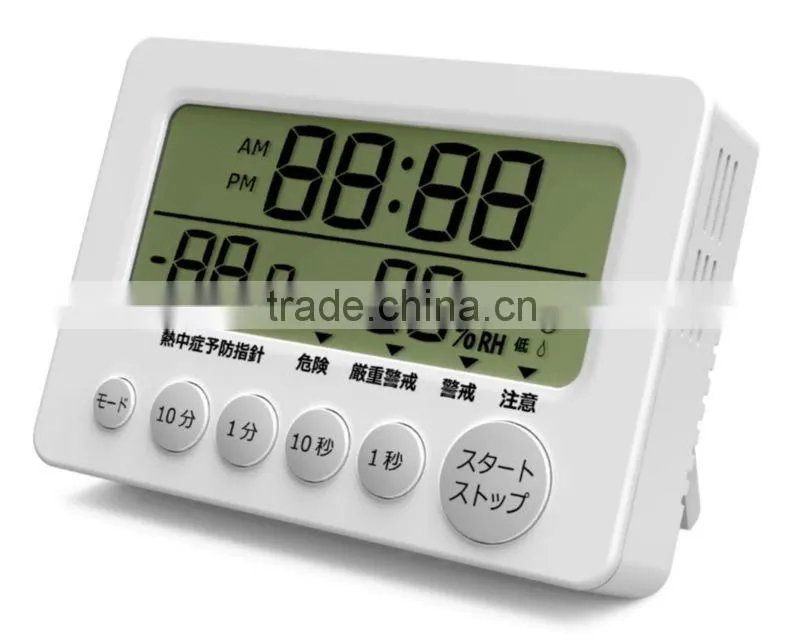 Thermometer Hygrometer Timer Clock