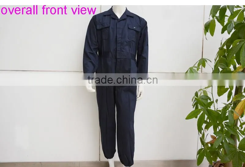 Polyester & 35% Cotton 220gsm Fabric Twill Industrial Fireproof Safety Uniforms Workwear for Mechanic Mens