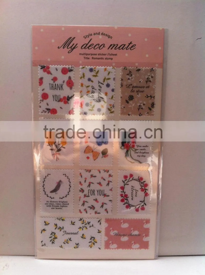 High Quality custom Die Cut felt sticker