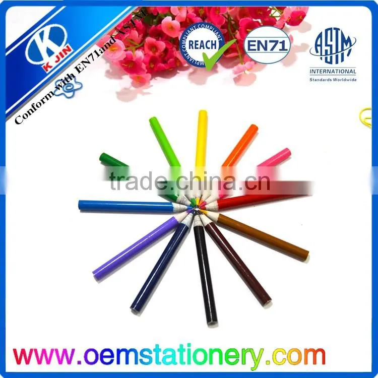 recyclable 3.5 inch color drawing paper pencil