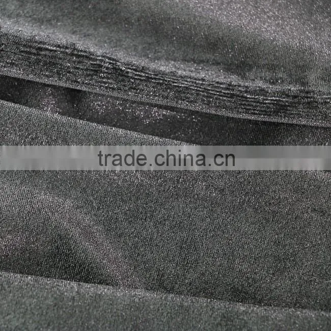 polyester spandex knitting good stretch velvet fabric for sofa velvet fabric