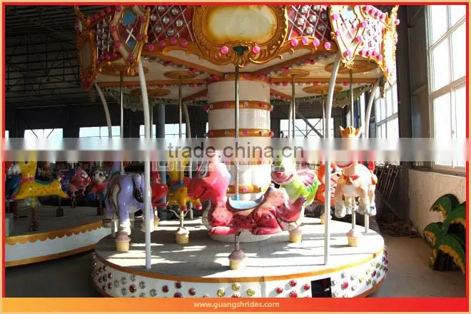 amusement park small merry go round ride for kids
