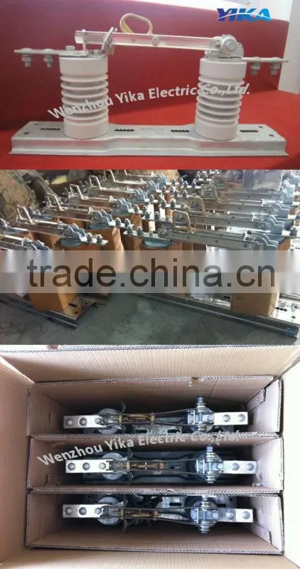 Wenzhou Yika IEC 12KV High-Voltage Switches Pole Mounted Isolator Disconnector Isolator Switch