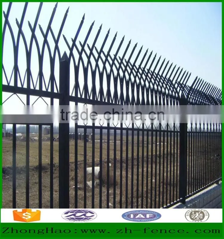 High quality PVC coated Zinc Steel tubular Fence for sale
