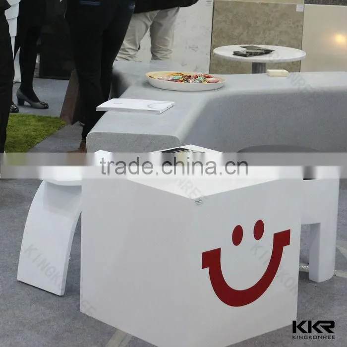 Modern shopping mall marble stone benches for sale