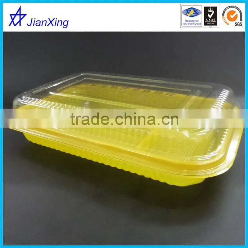 Plastic Lunch Box with compartments