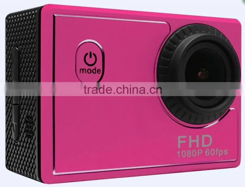 1.5inch LCD 1080p 60fps MOV170 degree helmetcamera