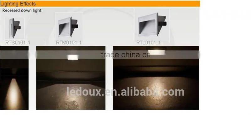 indoor wall light for led step light