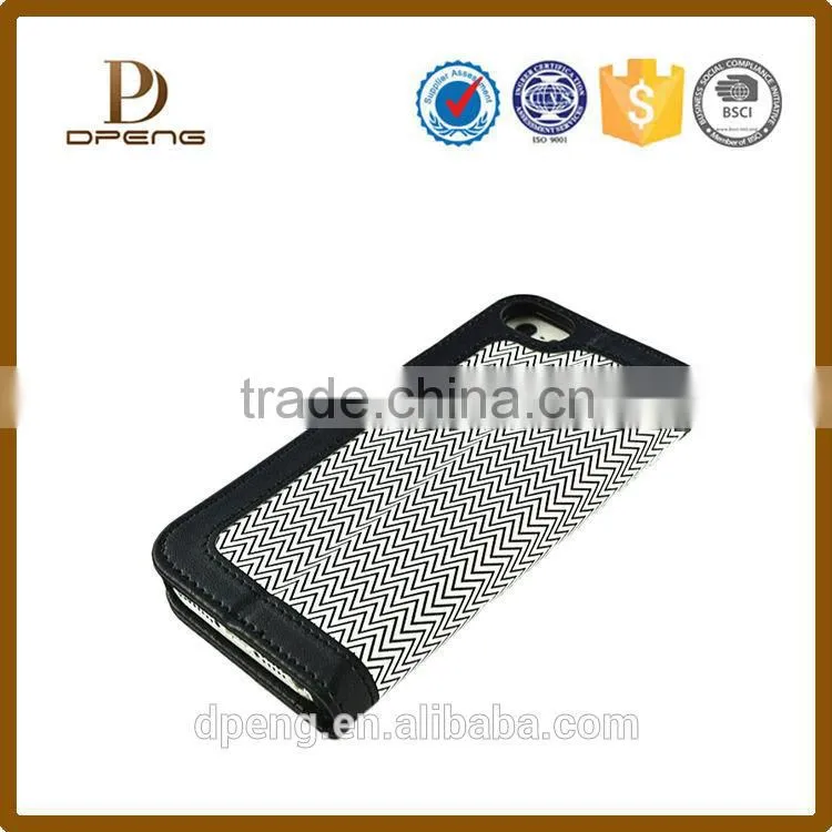 2015 new products flip leather case for iphone 5s import from China
