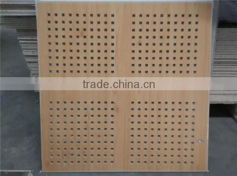 big &small round cross hole perforated gypsum board tile