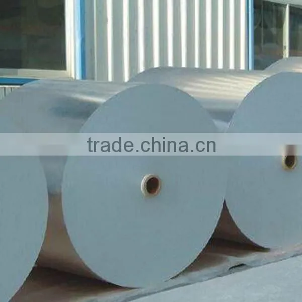 high glossy vacuum embossed laminated printing silver foil paper