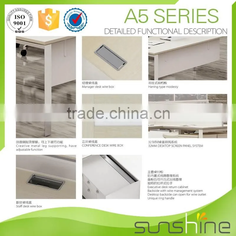YS-SW03 Standard Sizes Of Workstation Furniture 4 Seats Laptop Desk Guangzhou Office Furniture Manufacturers