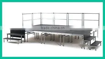 RP stage carpet rental stage system mobile folding stage