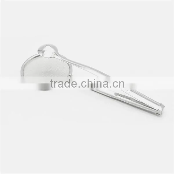 LFGB approved stainless steel frying cooking mini tongs