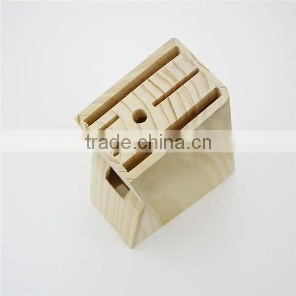 Low price wooden knife block knife sets