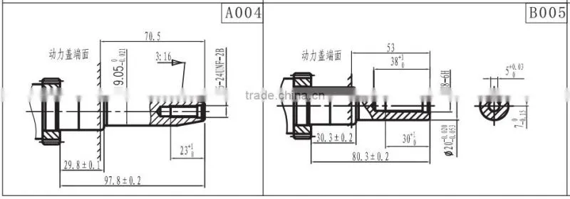 4.6kw 7HP gasoline engine