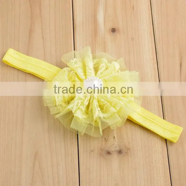 stretch elastic lace for baby headband, newborn lace headbands