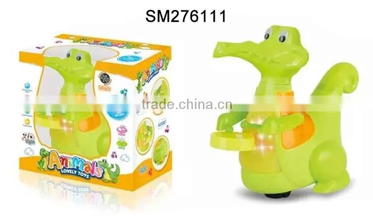Plastic push and pull magic snail walking animal toy