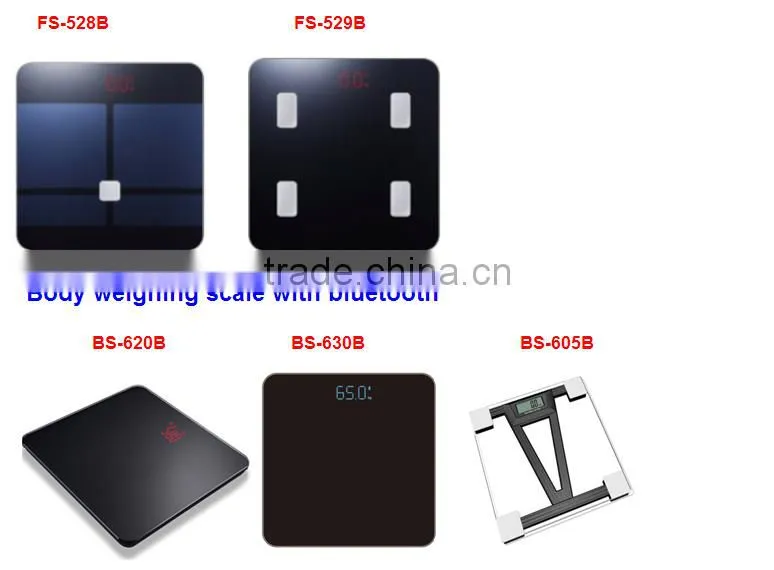 Electronic body scale bluetooth support iOS & Andriod system