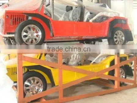 Chinese Made Mini Moke with black canvas around