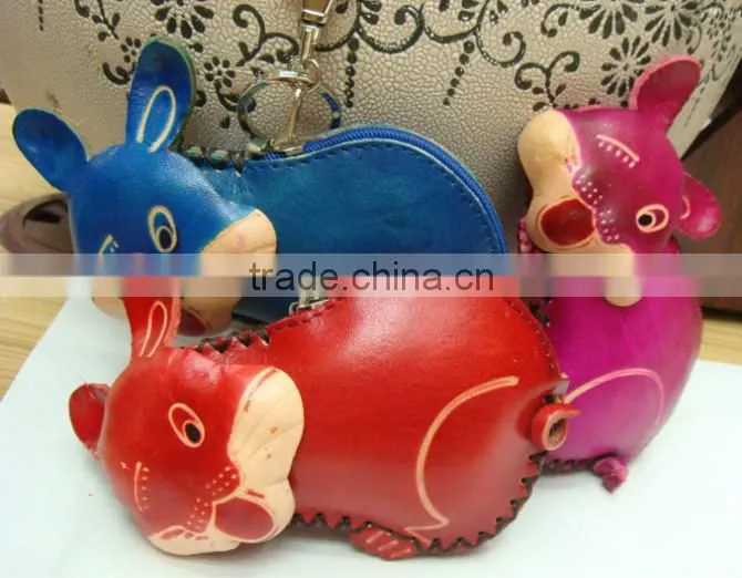 100% Wholesales Baseball Hat Leather Coin Purse