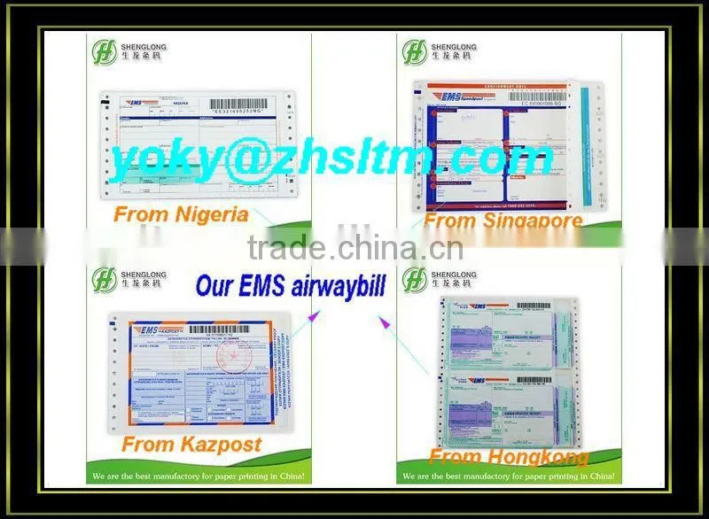 parcel waybills made in china