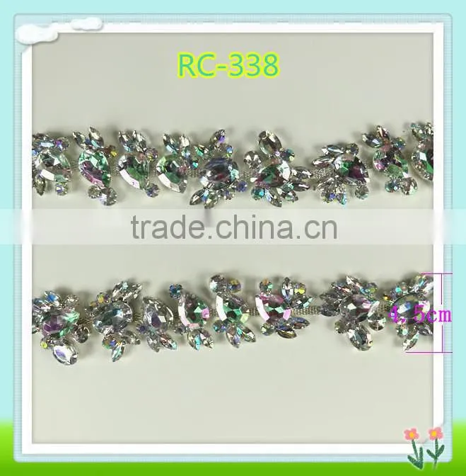 2015 Fashion new rhinestone chain for dress