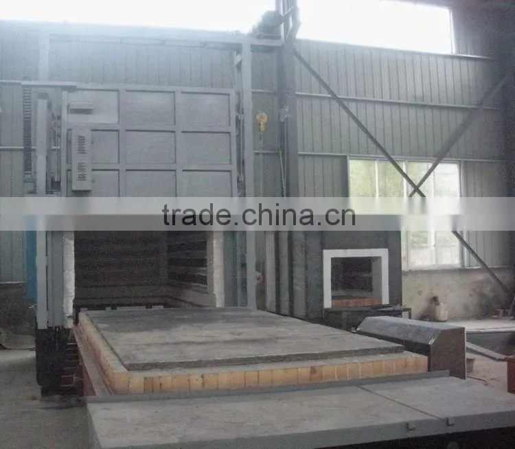 2000kg Max load capacity electrical tiltable bogie hearth furnace