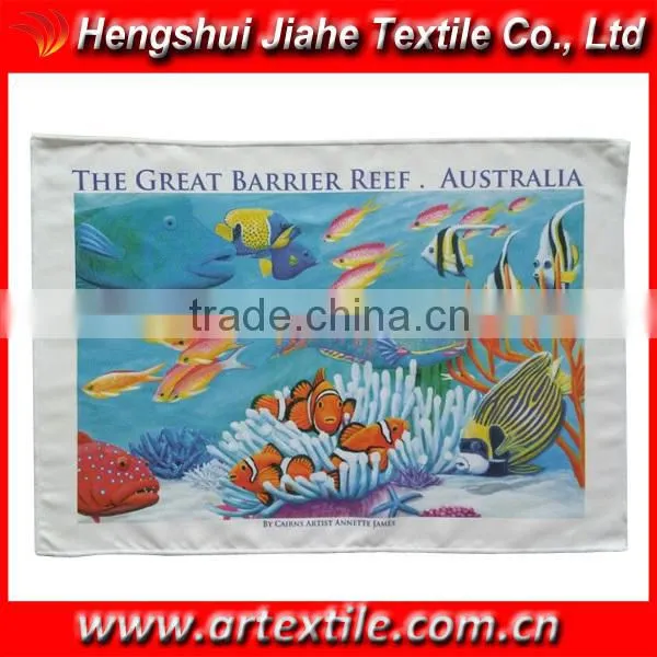 animal standard microfiber tea towel size