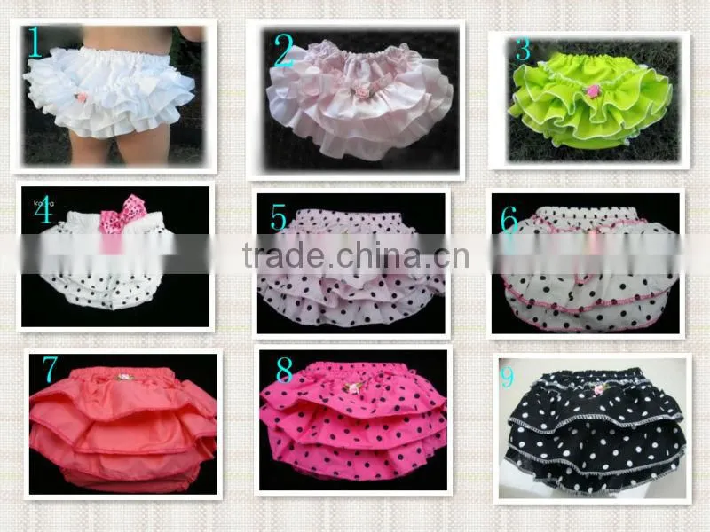 Fashion Design cute multicolor chevron print satin bloomer for kids