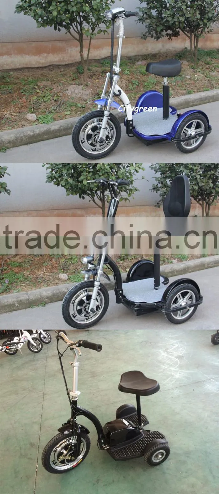 good quality adult three wheel scooter with CE on sale