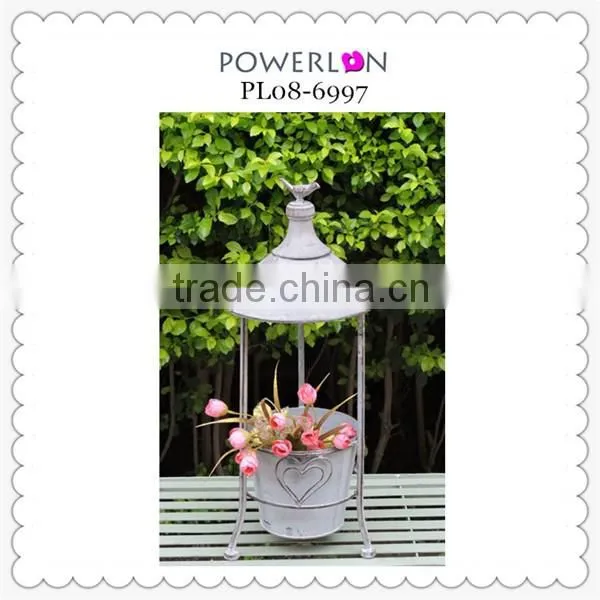 Metal Flower Stand Designs with Wheel