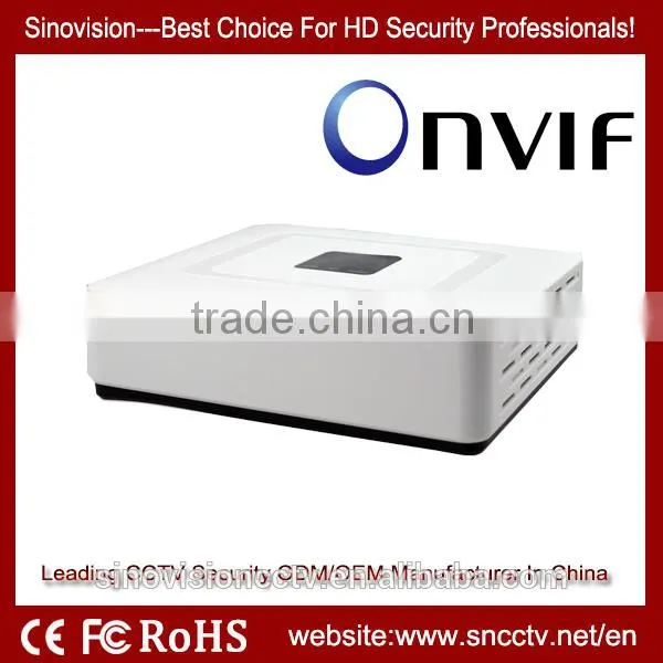 2014 hot sale 8ch p2p cloud nvr mobile view H.264 onvif