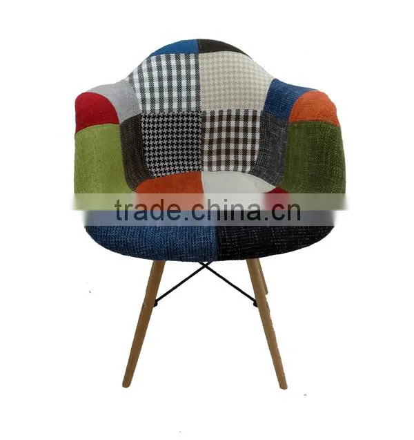 hot sale dining chairs with arms armchair patchwork