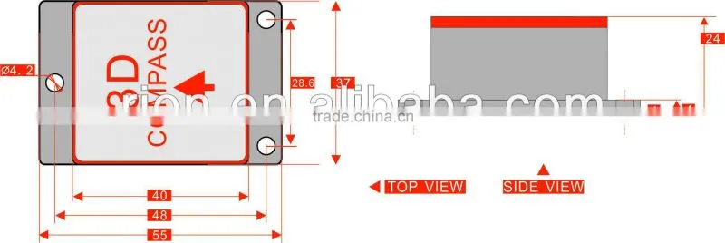 Cheap Tilt Compensated Magnetic Compass from Chinese Factory