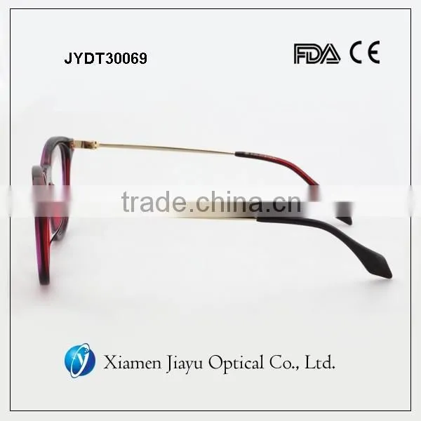 Custom Logo Round Spectacles Frame For Women