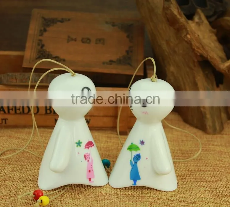 craft supplies wind chimes/christmas wind chime/ceramic wind chime promotional gift