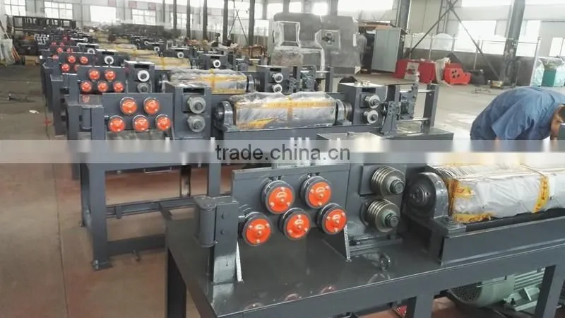Automatic steel bar straightener and cutter machine, Hydraulic steel bar straightener and cutter