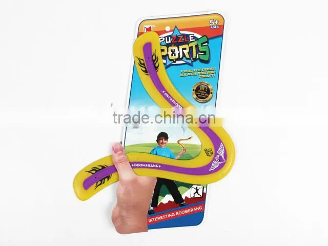 Outdoor promotion kids boomerang frisbee set