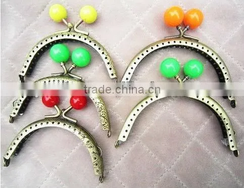 Japanese coin purse metal parts frame