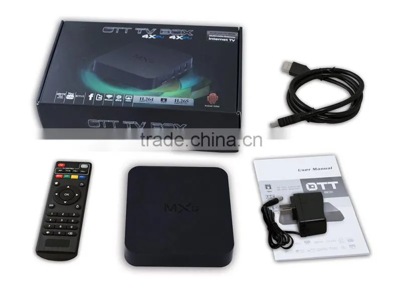 andorid tv box MXQ Amlogic S805 Android 4.4 Quad Core MIN PC 1G/8G KODI 16.0 android TV BOX