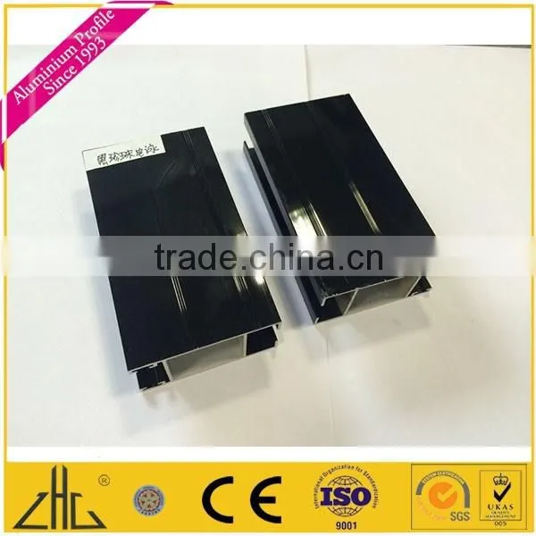 Wow!! fluorocabon wood imitation rectangular aluminium hollow section for outdoor 10 year, anodizing extrusion aluminium profile